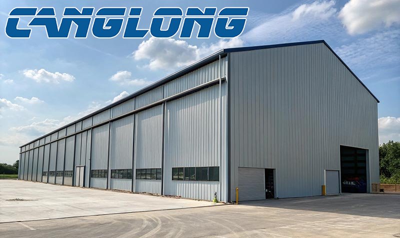 steel portal frame warehouse