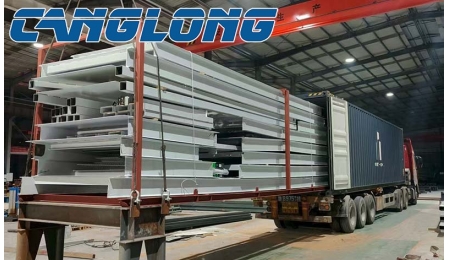 New packaging way for steel structures saves 40% of unloading time