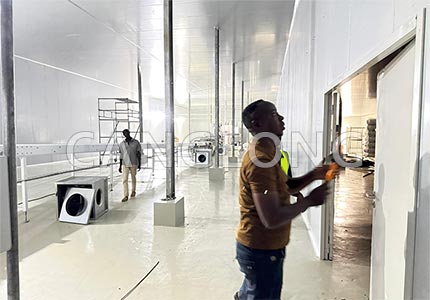 Congo indoor biscuit factory