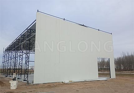 Argentina single slope steel truss building
