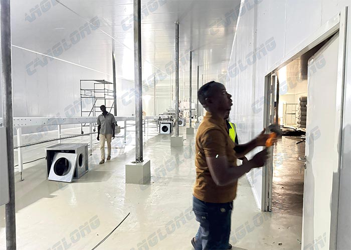 Congo indoor biscuit factory