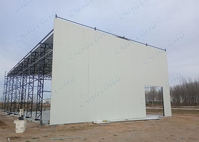 Argentina single slope steel truss building