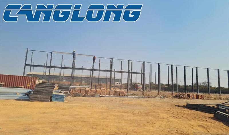 Zimbabwe steel workshop building