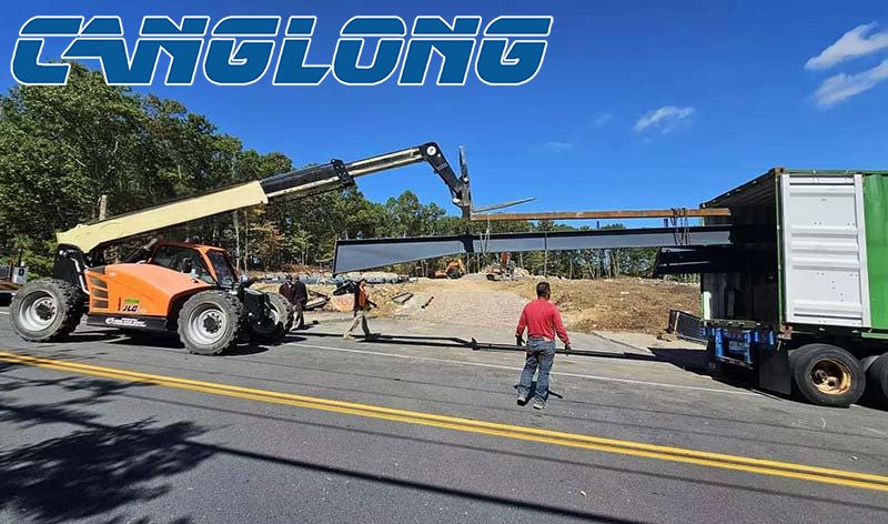 building steel structure kits arrived