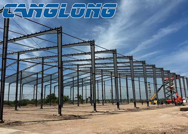 food factory steel structures installation