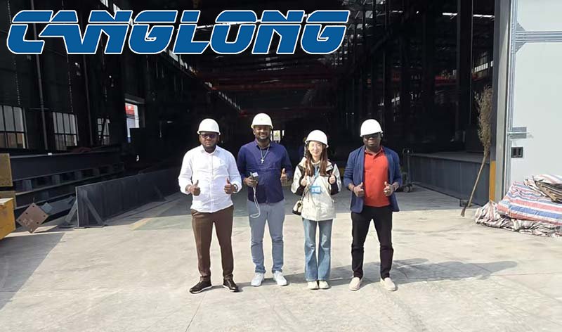 Burkina Faso Clients Visit Canglong Factory