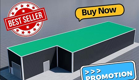 Steel structure warehouse spot 