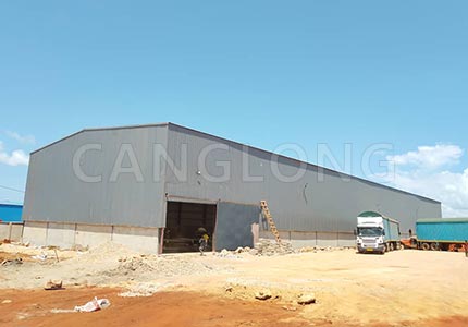 Tanzania 2250 m2 cashew nut factory