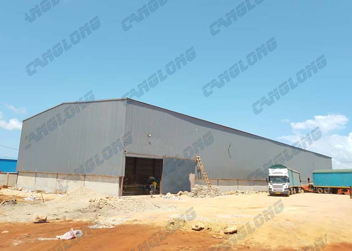 Tanzania 2250 m2 cashew nut factory