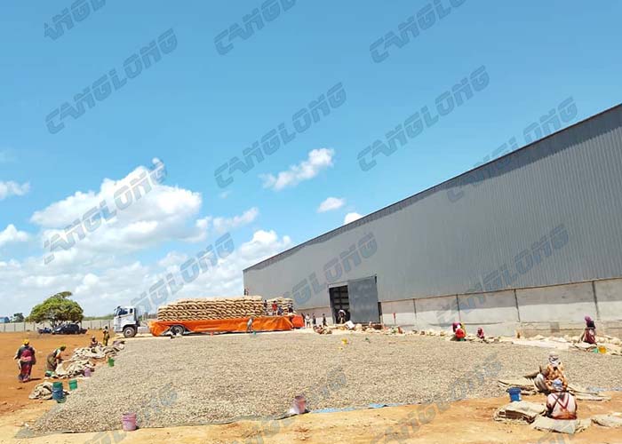 Tanzania 2250 m2 cashew nut factory