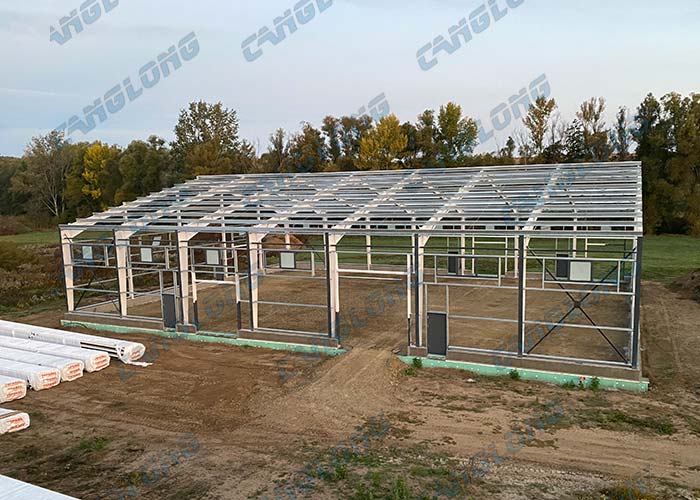 Hungary 925㎡ steel warehouse