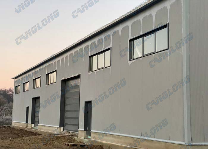 Hungary 925㎡ steel warehouse