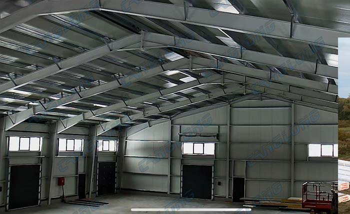 Hungary 925㎡ steel warehouse