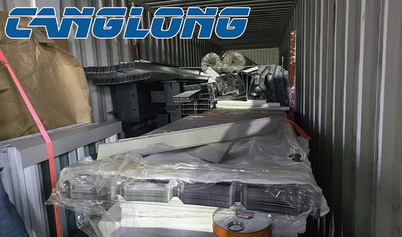 wind resistant steel structure kits shipment