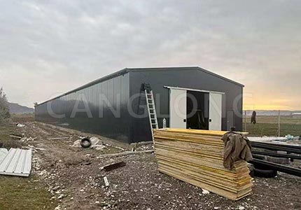 Albania 50x10 meter poultry house