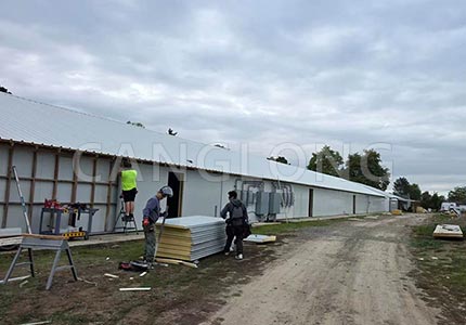 American PU panel prefab houses