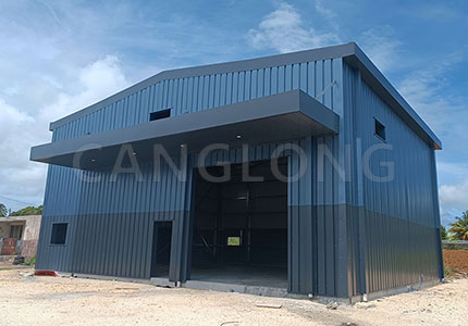 Guadeloupe 209㎡ warehouse with mezzanine