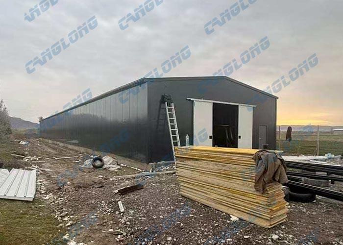 Albania 50x10 meter poultry house