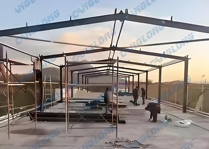 Albania 50x10 meter poultry house