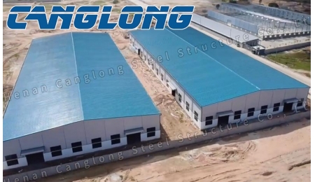 Two industrial plants construct