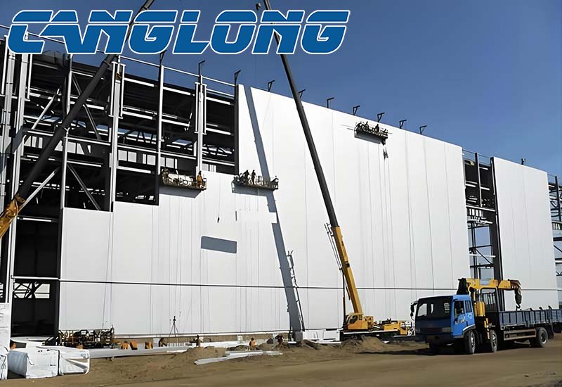 sandwich panels installation