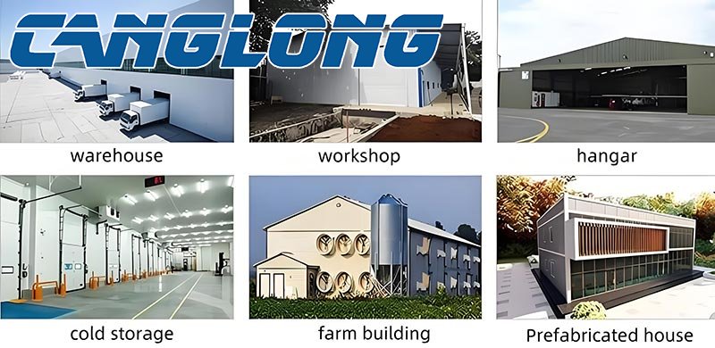 application scenarios of sandwich panels