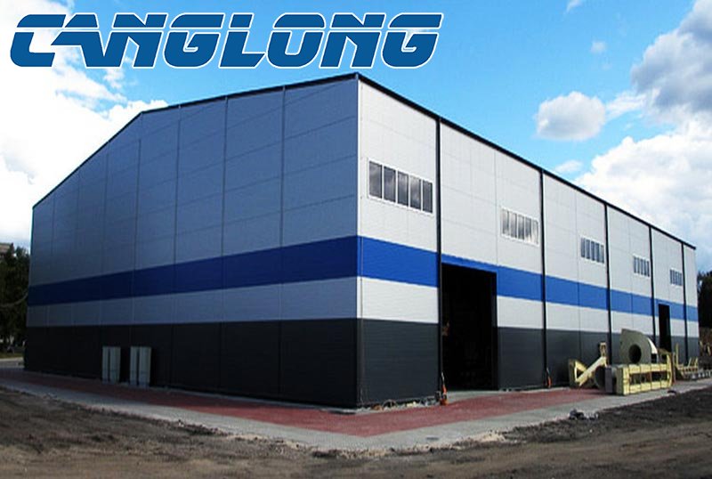 sandwich panel building