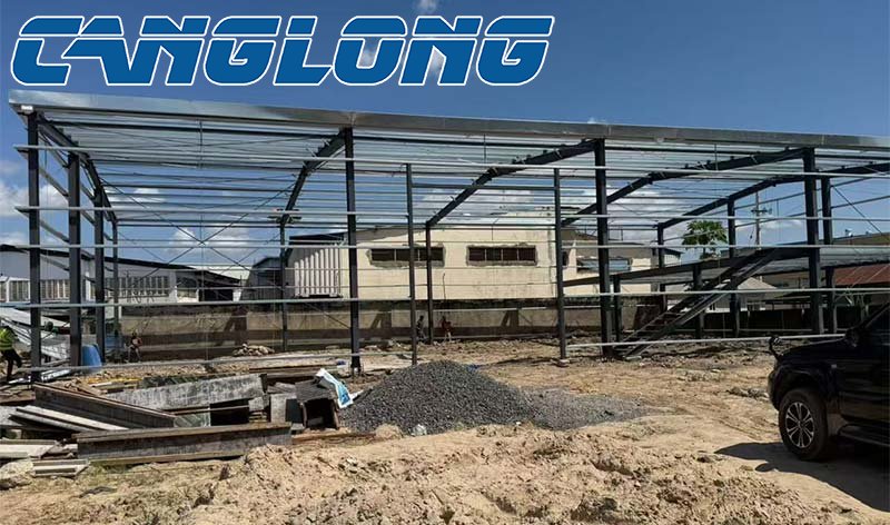 steel structure mezzanine warehouse installation