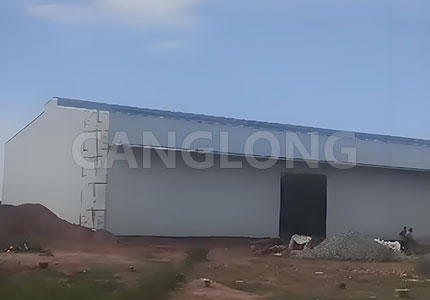 Burkina Faso steel industrial building