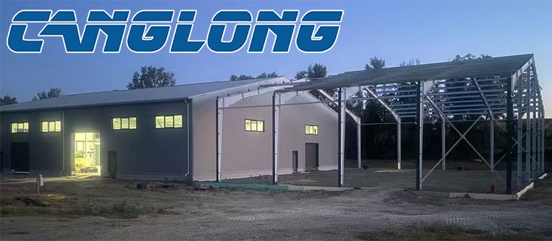 Hungarian steel portal frame warehouse