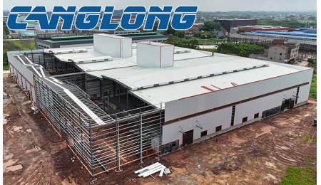 Steel structure factory buildin